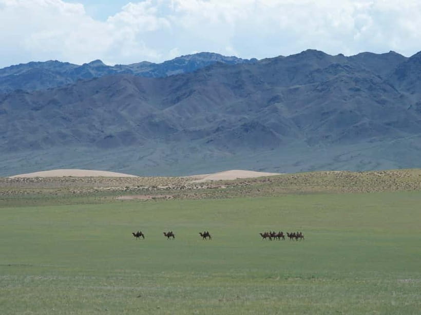 Bus tour to visit Gobi 4 day - Ger hostels, food, and washing facilities