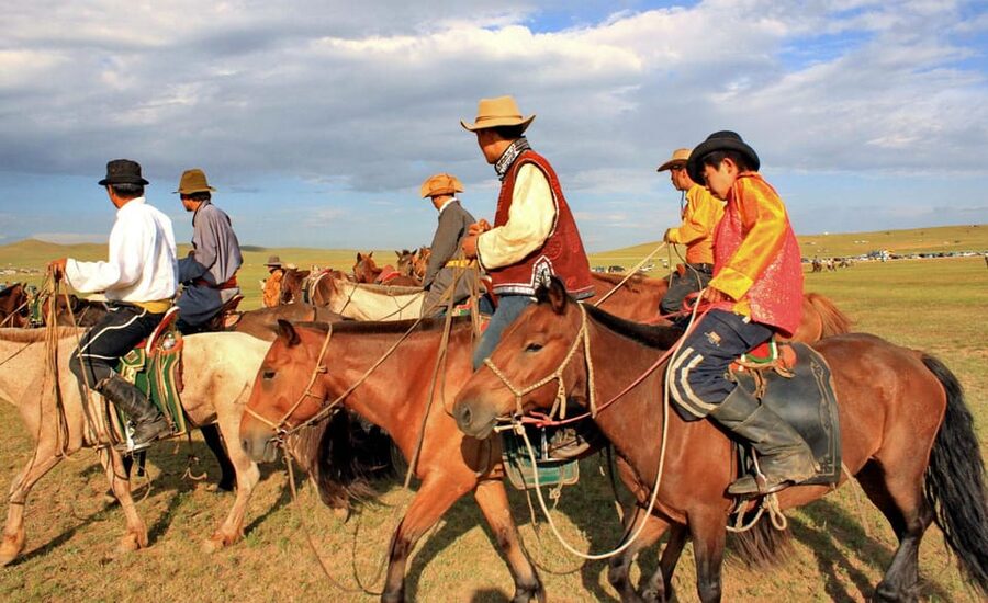 Dog Sledding , Terelj National park ,Chinggis Khaan statue - Horse riding adds another side of Mongolia
