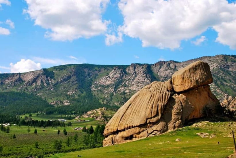 From UB: Day Tour to Chinggis khaan statue and Terelj NP. - Crossing to Gorkhi-Terelj National Park