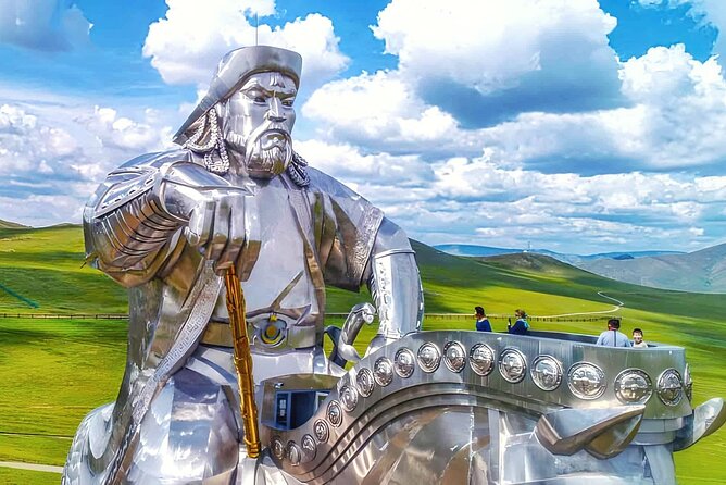 Genghis Khan Statue Day Tour+National Park+Camel Ride+Eagle - The giant Chinggis Khan statue and its museum