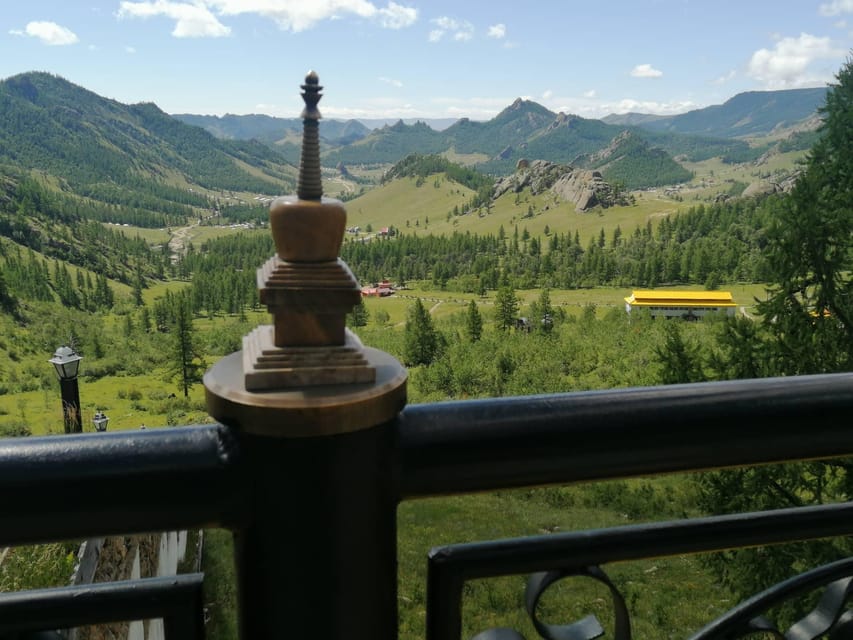 Horse riding experience in Terelj National park 1 day - The Chinggis Khaan statue on the way back