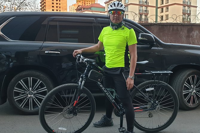 Mountain Bike (MTB) Rental - Leaving central Ulaanbaatar for the river trails
