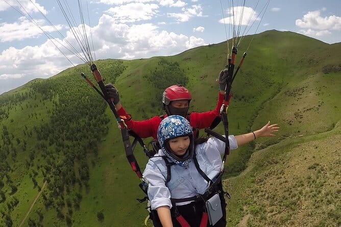 Private Tandem Paragliding Experience at Bayanzurkh Mountain - What the first few seconds in the air feel like