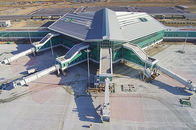 Private Transfer from Chinggis Khaan Airport to Ulaanbaatar - The airport road and the one-to-two-hour journey